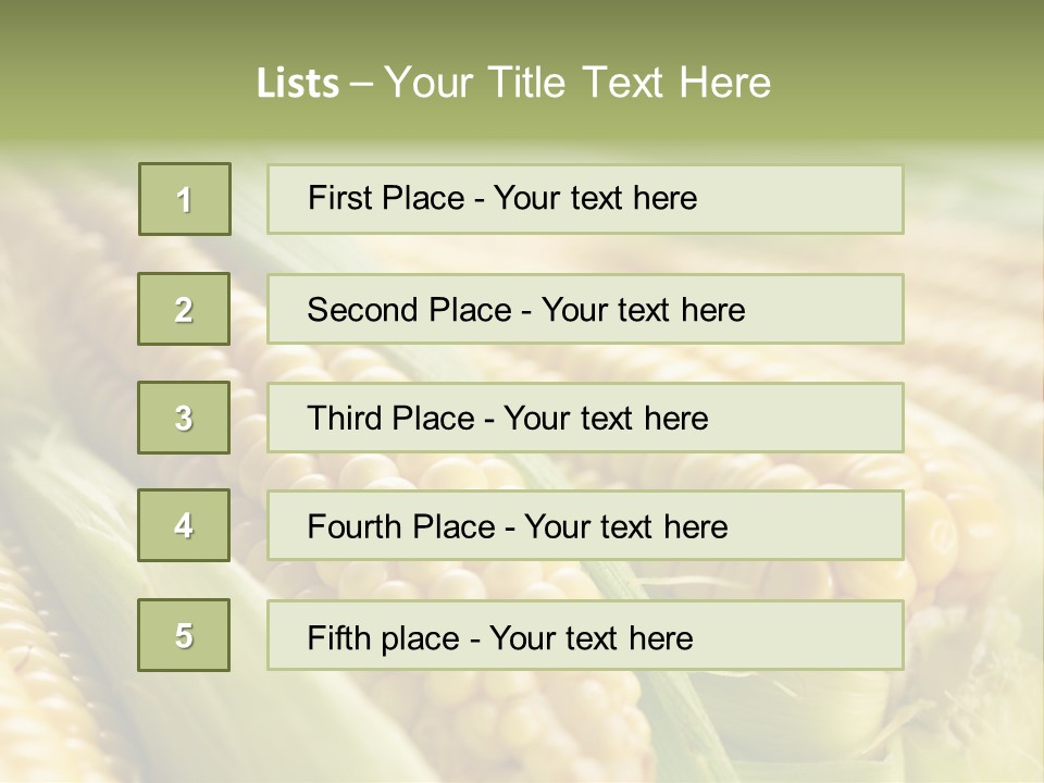 Produce Fresh Eat PowerPoint Template