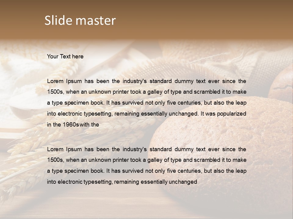 Healthy Black Concept PowerPoint Template