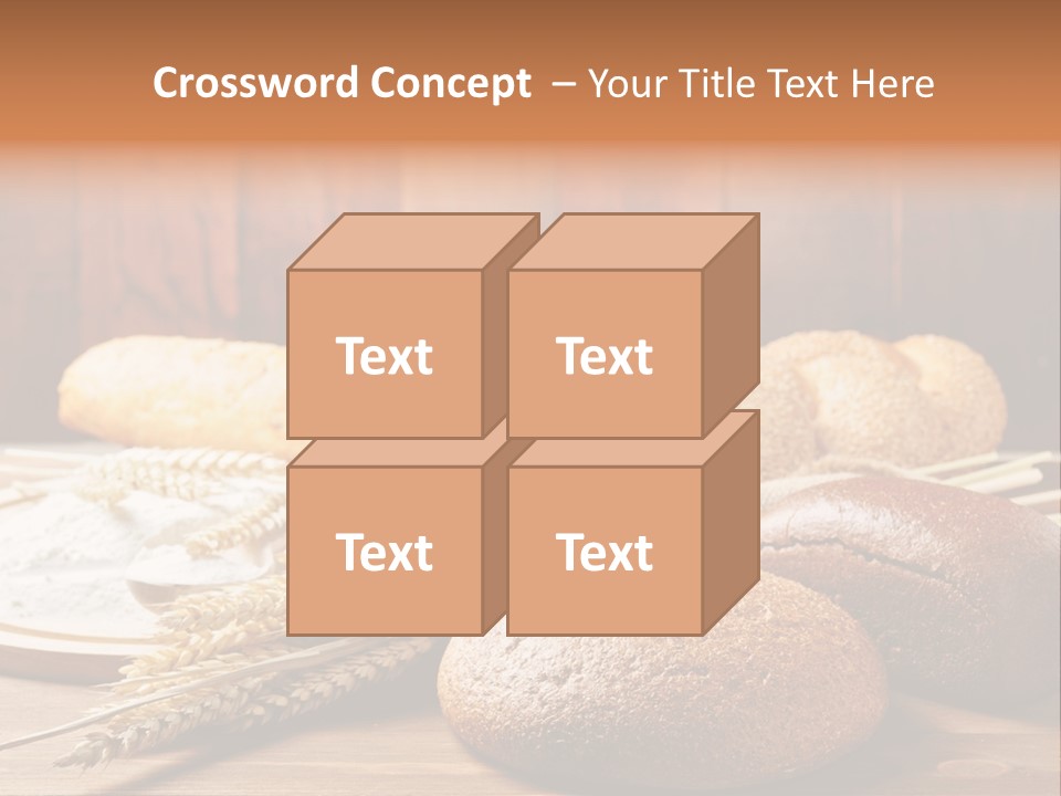 Crop Baking Bread PowerPoint Template