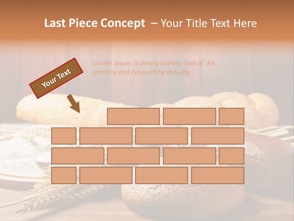 Crop Baking Bread PowerPoint Template