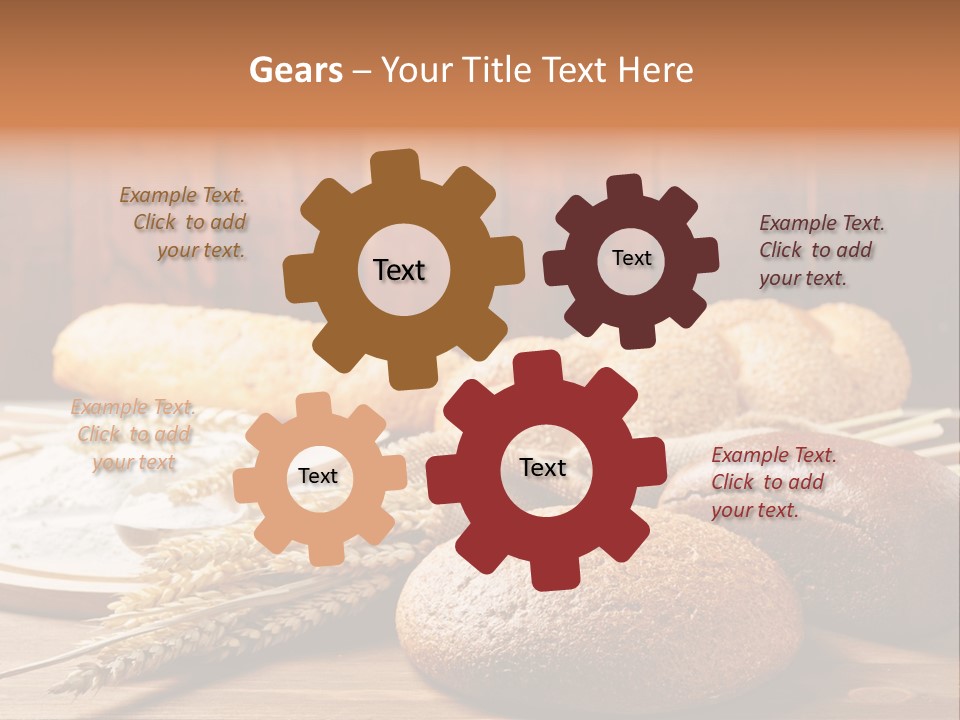 Crop Baking Bread PowerPoint Template