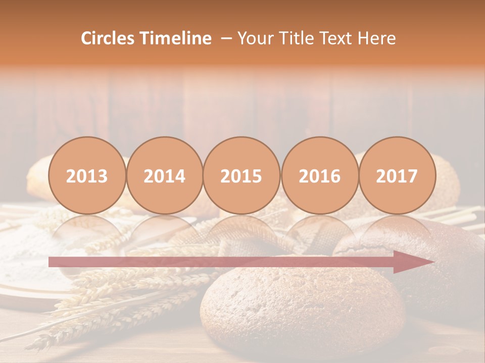 Crop Baking Bread PowerPoint Template