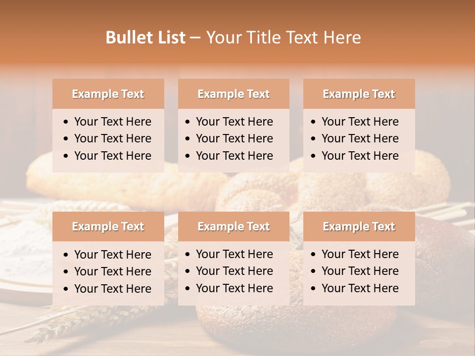 Crop Baking Bread PowerPoint Template