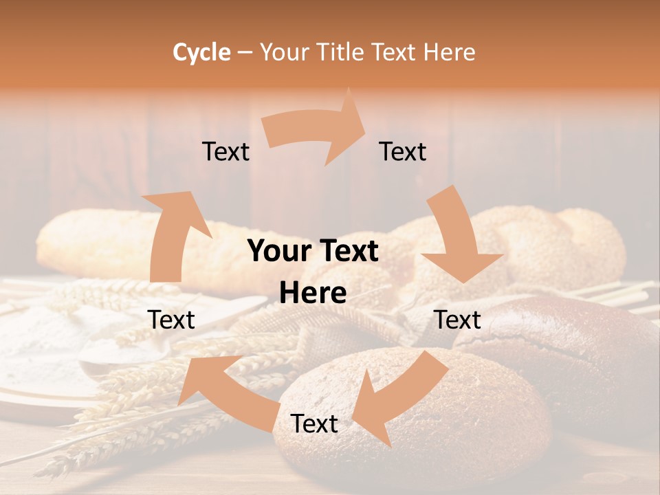 Crop Baking Bread PowerPoint Template