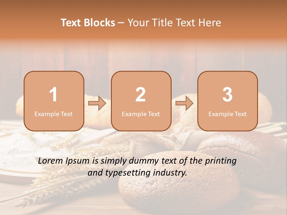 Crop Baking Bread PowerPoint Template