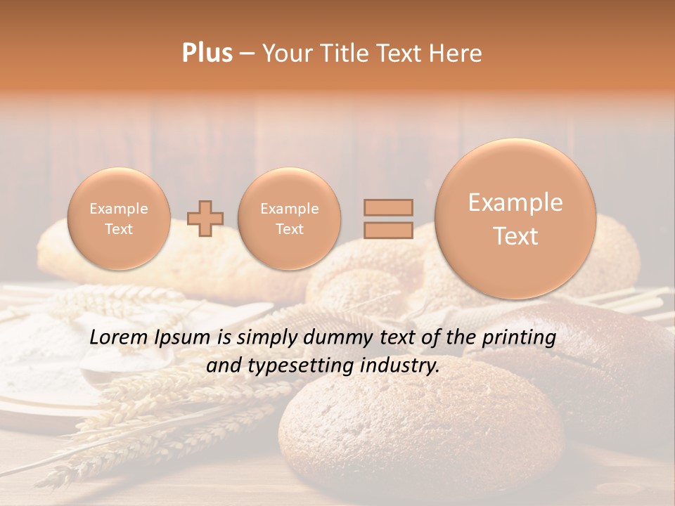 Crop Baking Bread PowerPoint Template