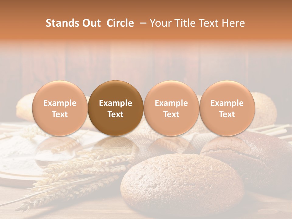 Crop Baking Bread PowerPoint Template