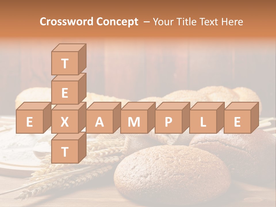 Crop Baking Bread PowerPoint Template