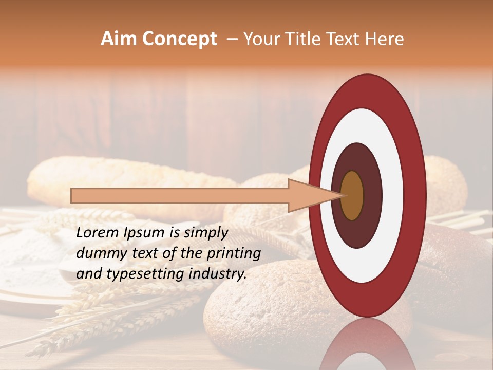Crop Baking Bread PowerPoint Template
