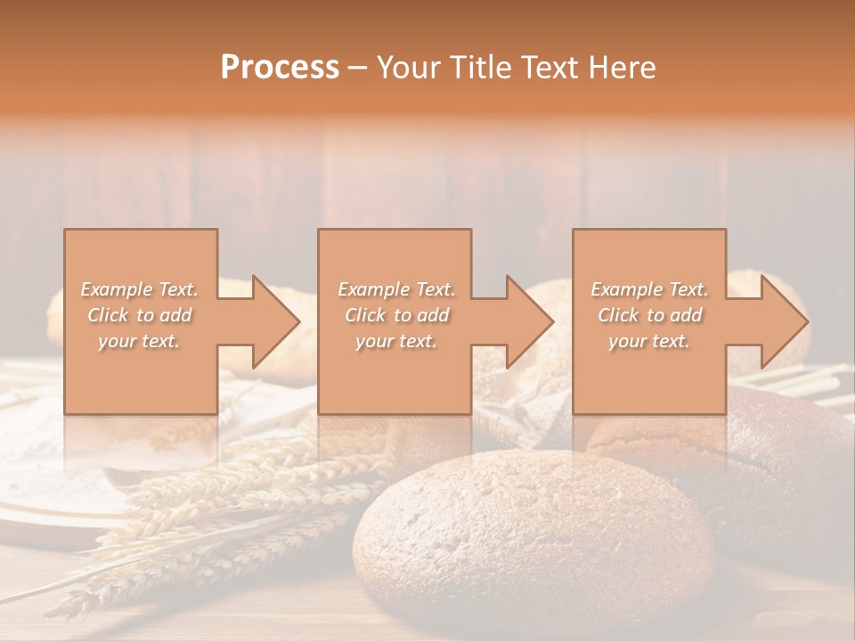 Crop Baking Bread PowerPoint Template