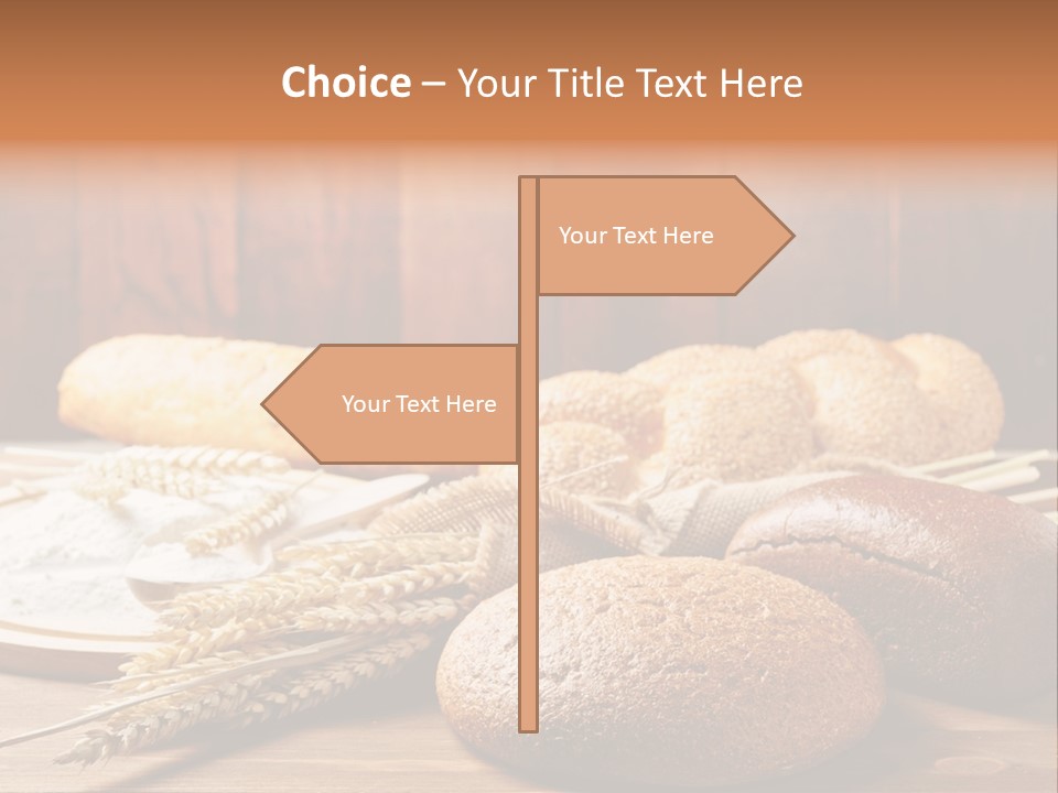 Crop Baking Bread PowerPoint Template
