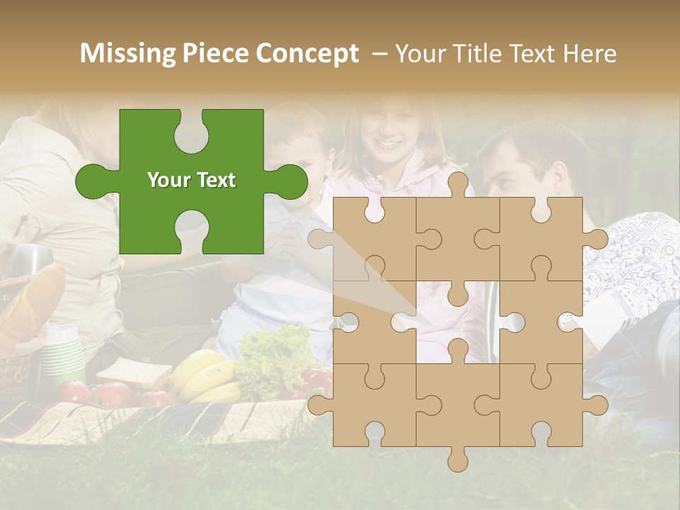 Parent Daughter Eat PowerPoint Template