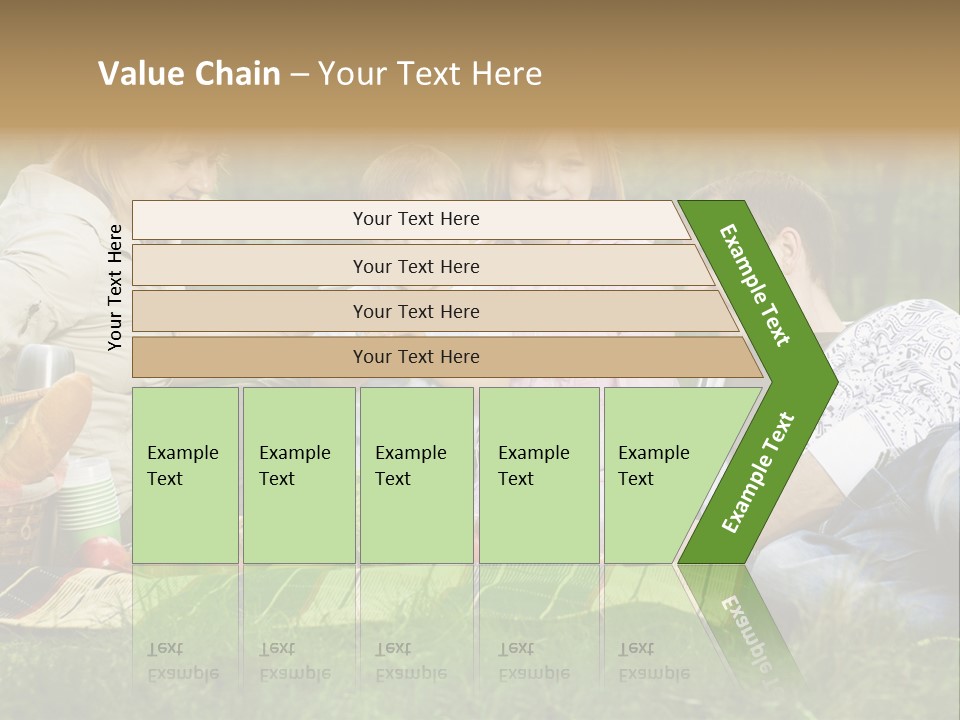 Parent Daughter Eat PowerPoint Template