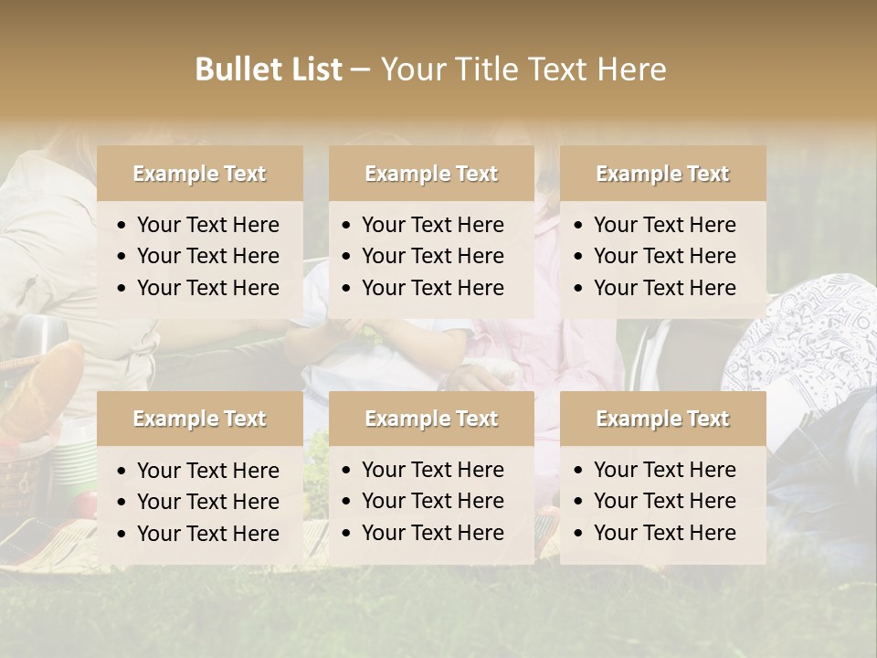 Parent Daughter Eat PowerPoint Template