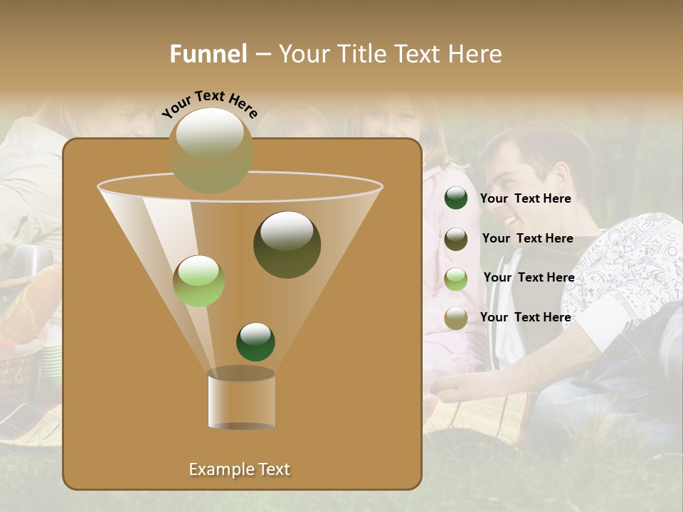 Parent Daughter Eat PowerPoint Template