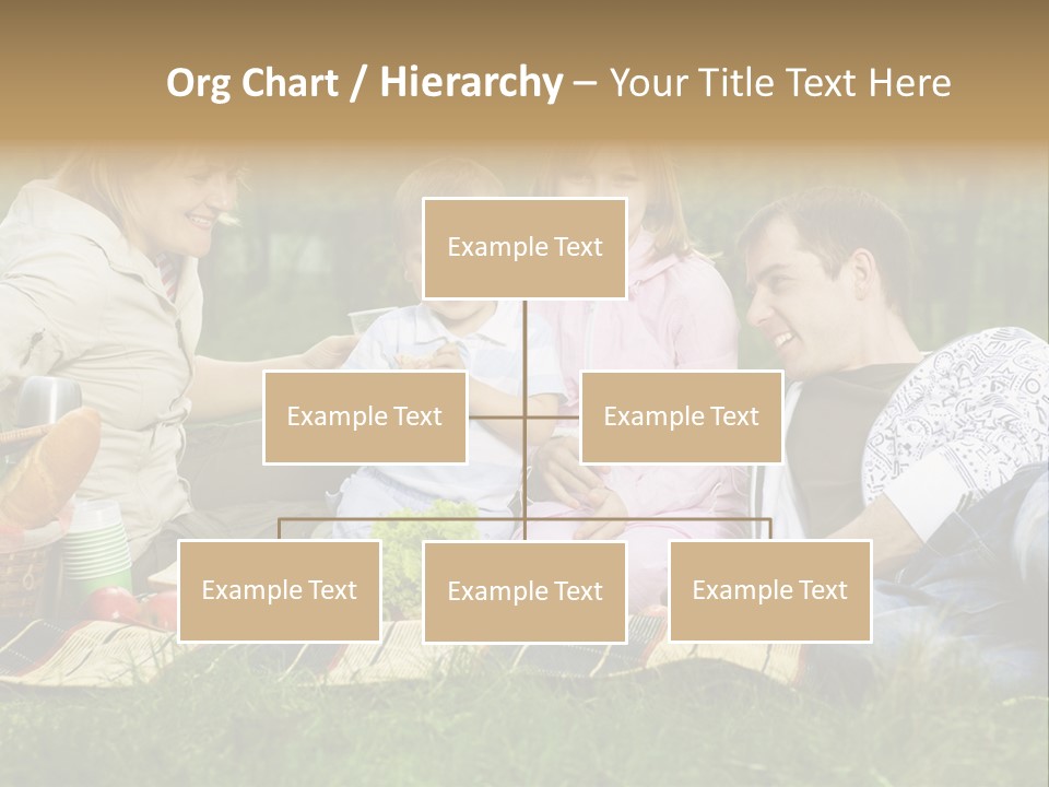 Parent Daughter Eat PowerPoint Template