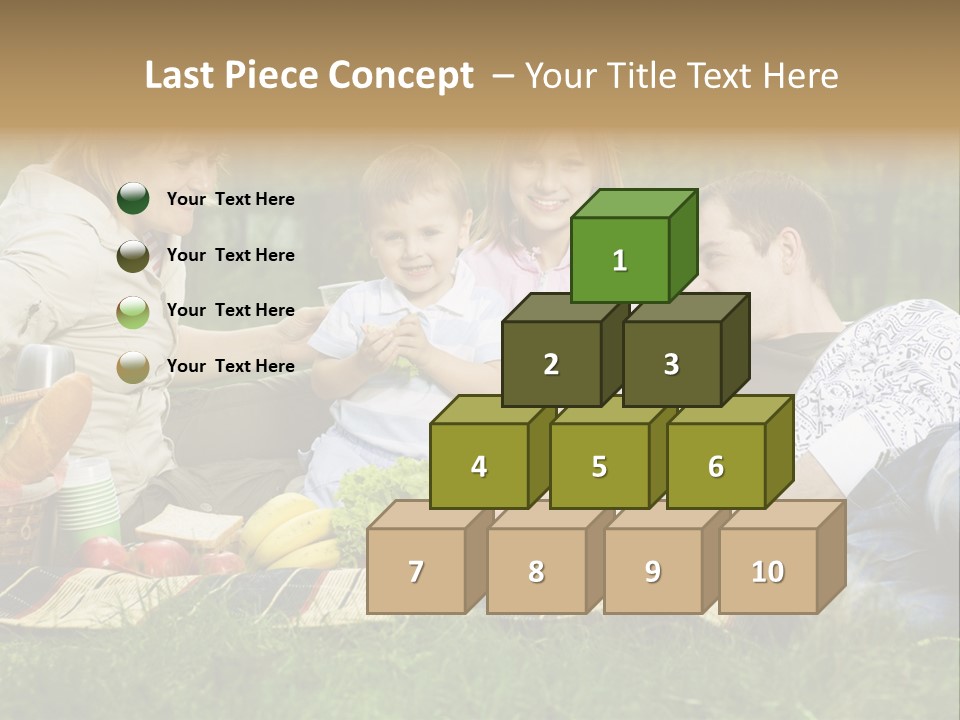 Parent Daughter Eat PowerPoint Template