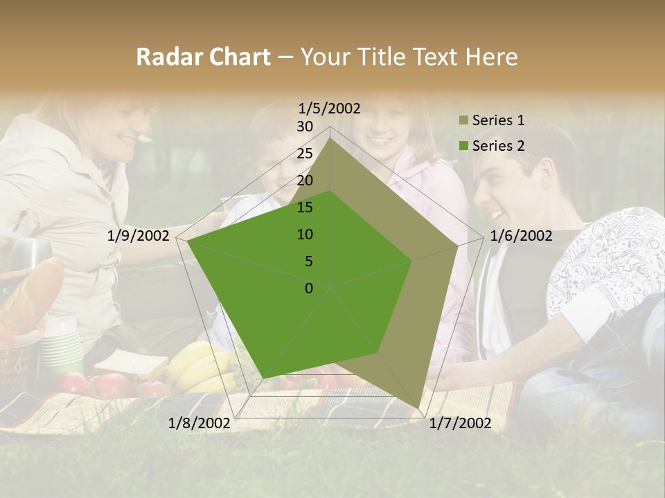 Parent Daughter Eat PowerPoint Template