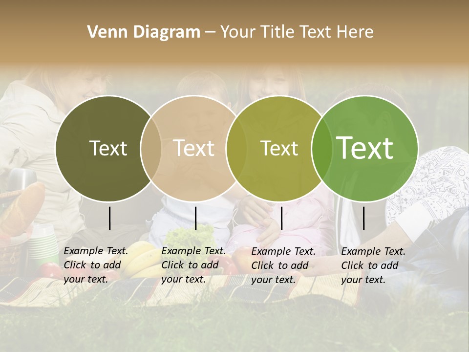 Parent Daughter Eat PowerPoint Template