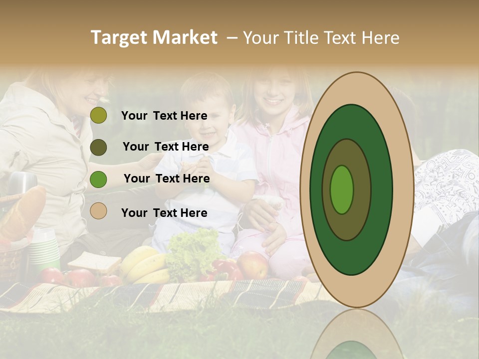 Parent Daughter Eat PowerPoint Template