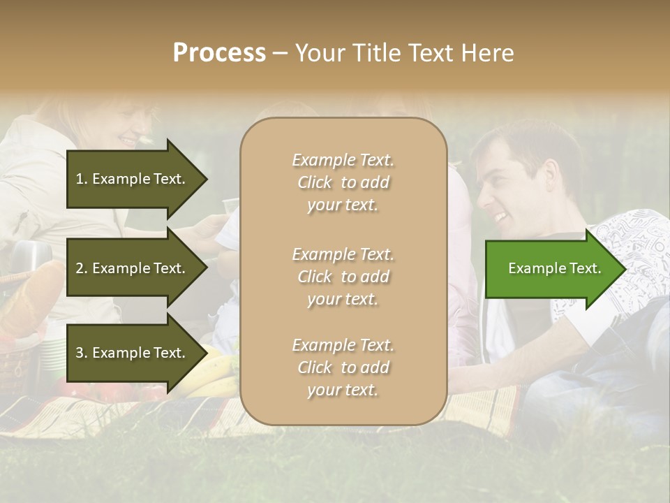 Parent Daughter Eat PowerPoint Template