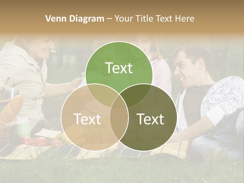 Parent Daughter Eat PowerPoint Template