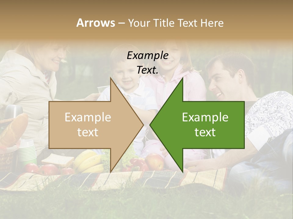 Parent Daughter Eat PowerPoint Template