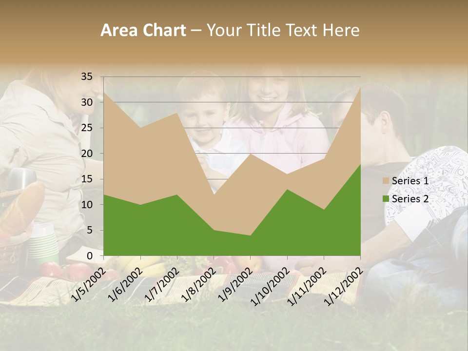 Parent Daughter Eat PowerPoint Template