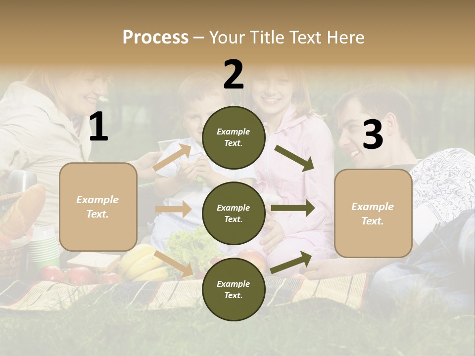 Parent Daughter Eat PowerPoint Template