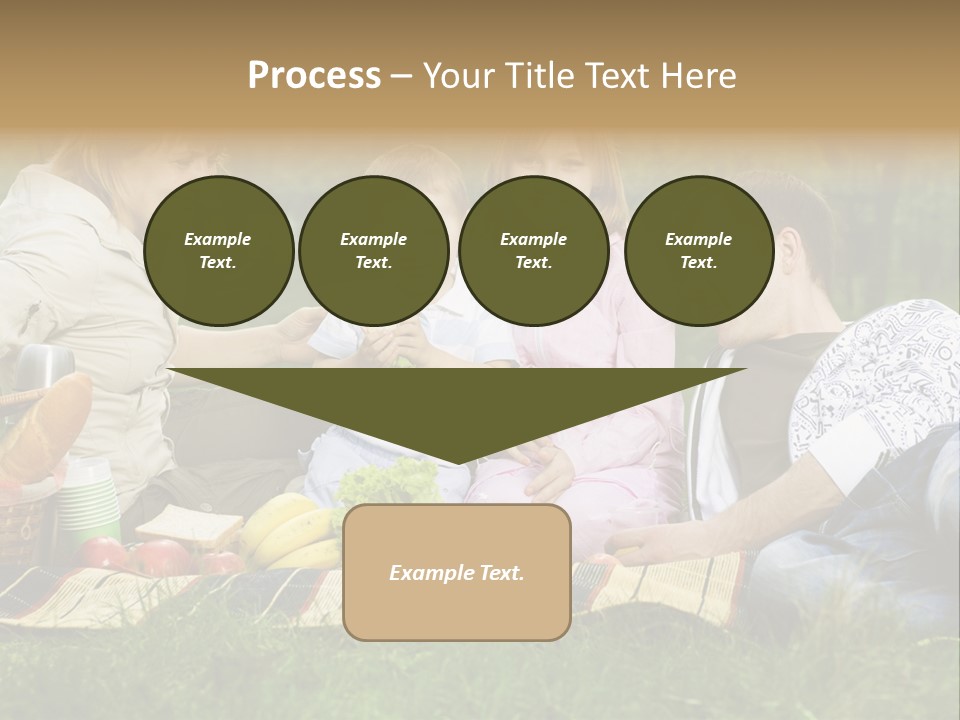 Parent Daughter Eat PowerPoint Template