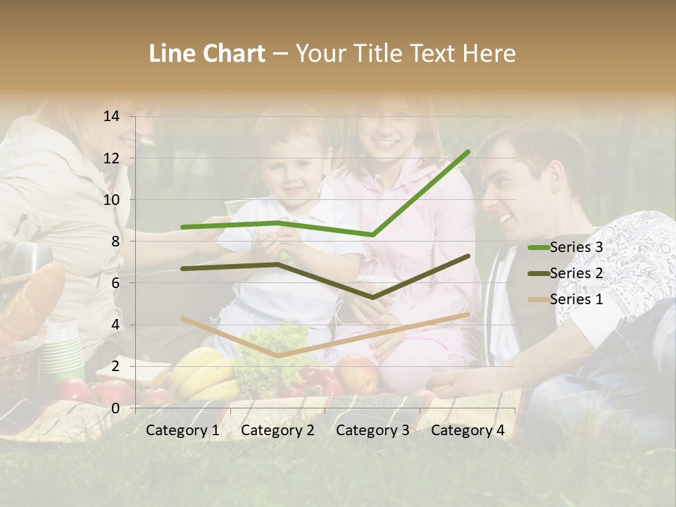 Parent Daughter Eat PowerPoint Template