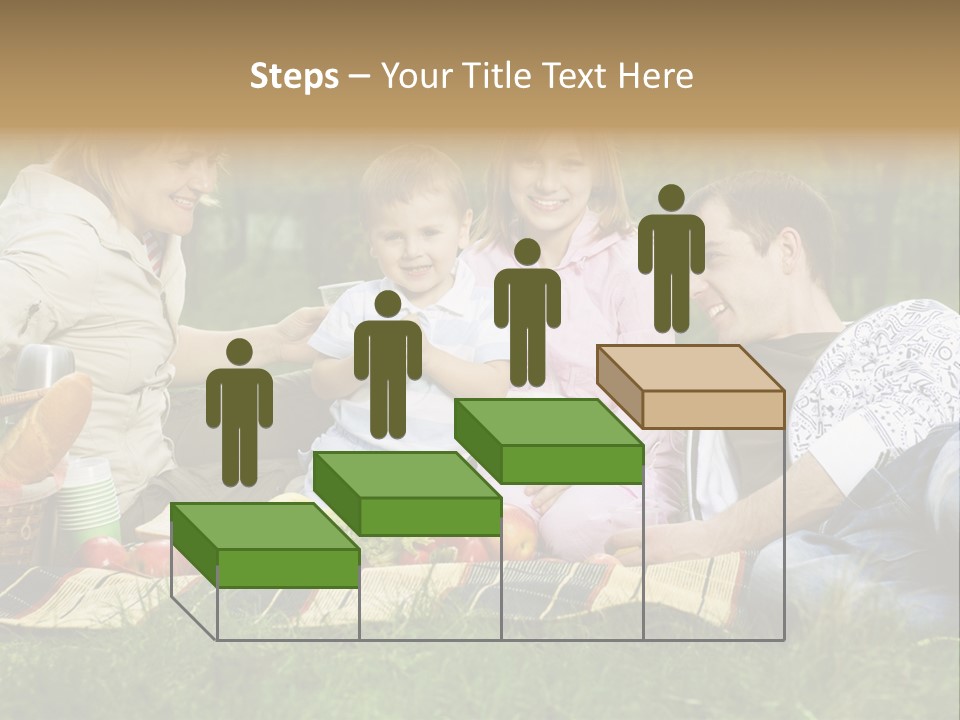 Parent Daughter Eat PowerPoint Template