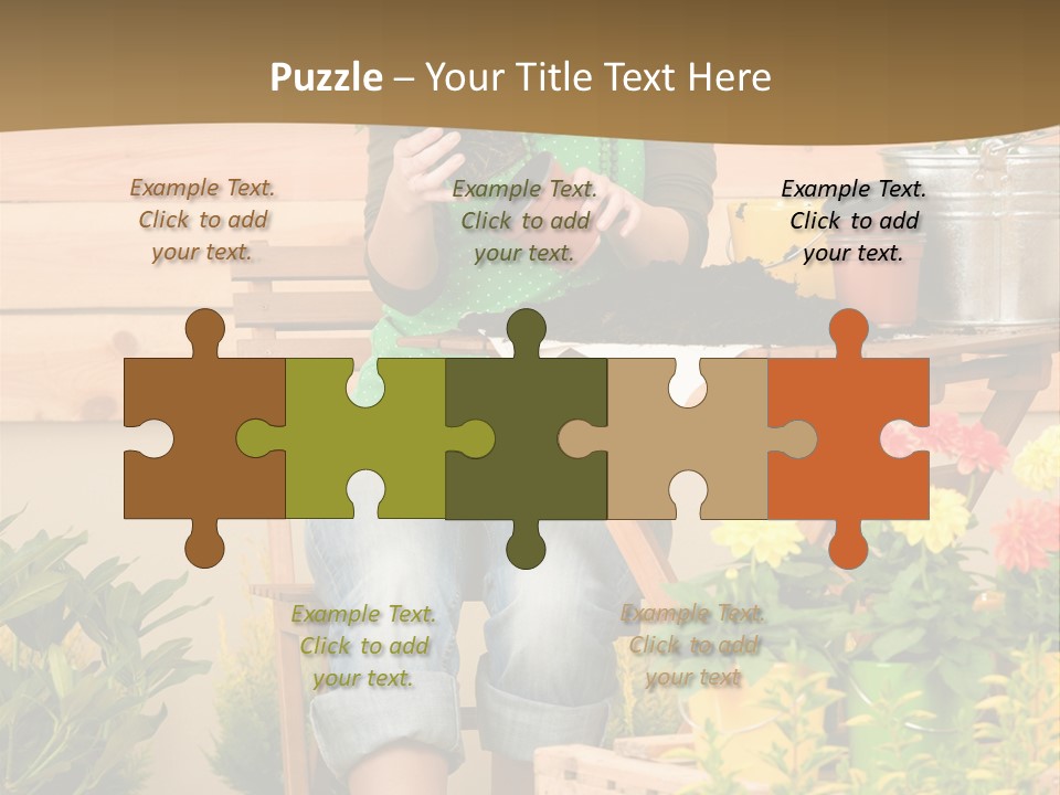 Flower Fresh Summer PowerPoint Template