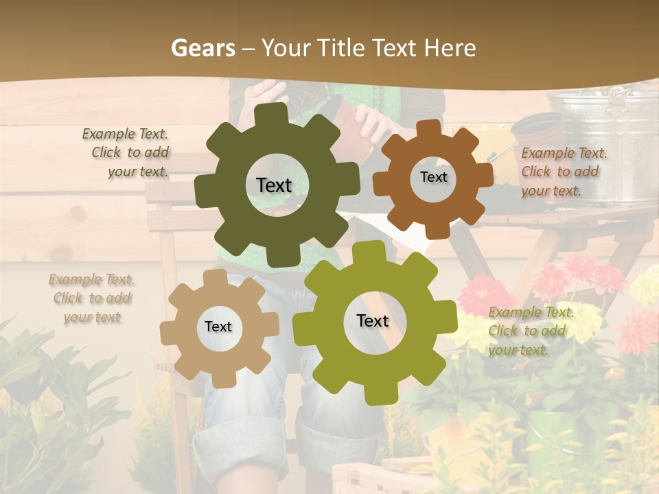 Flower Fresh Summer PowerPoint Template