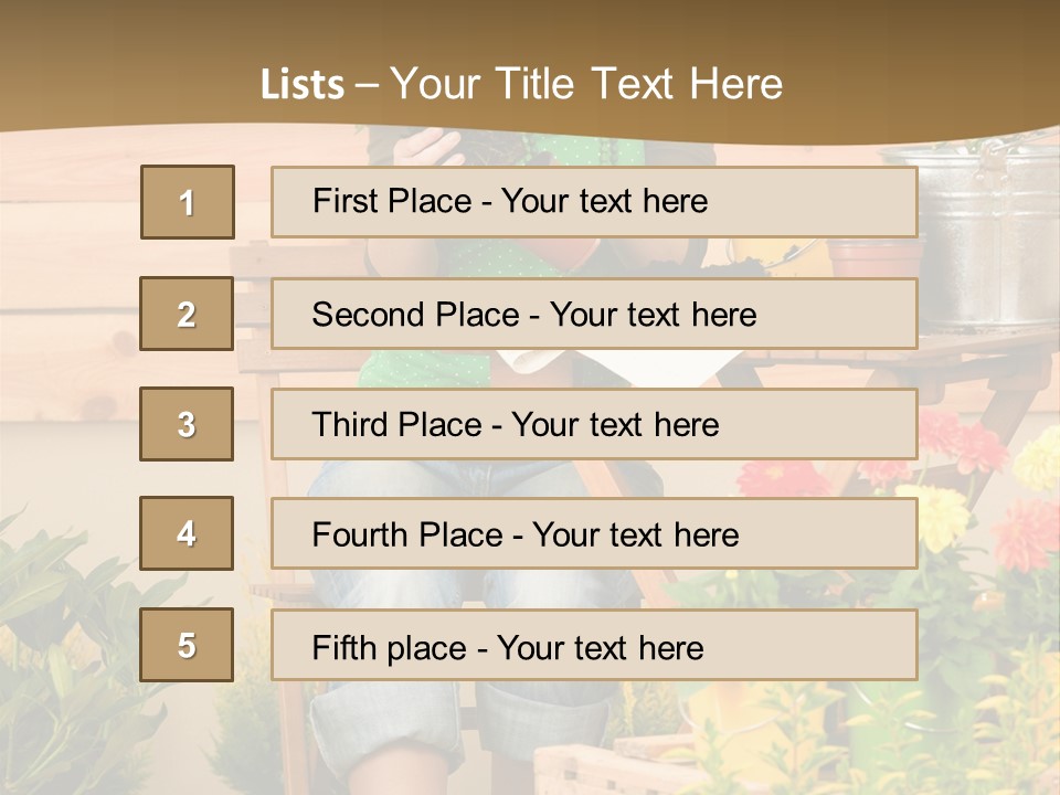 Flower Fresh Summer PowerPoint Template