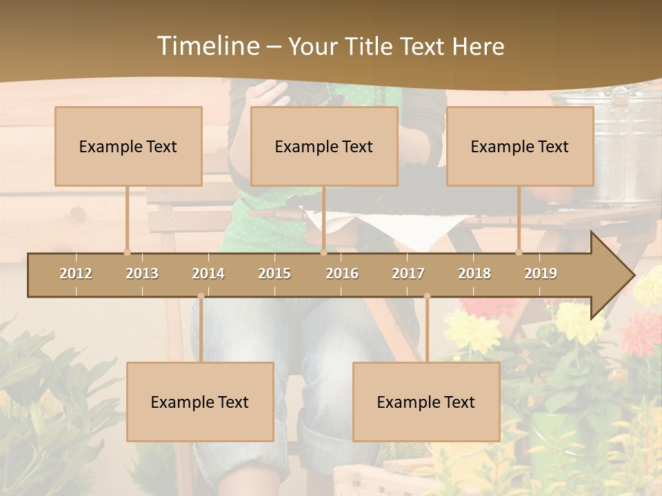 Flower Fresh Summer PowerPoint Template