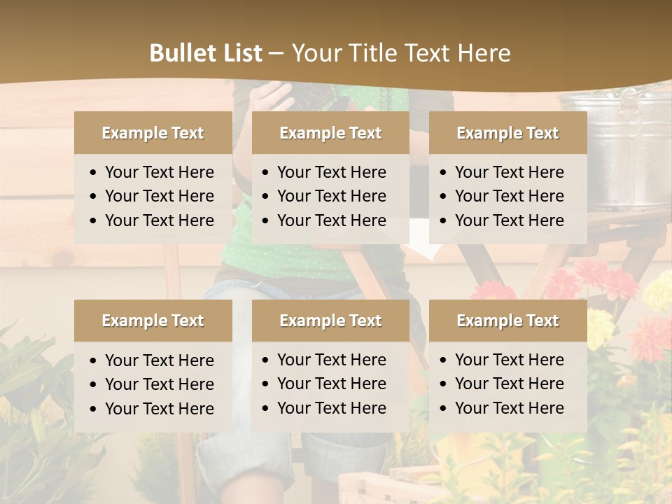 Flower Fresh Summer PowerPoint Template