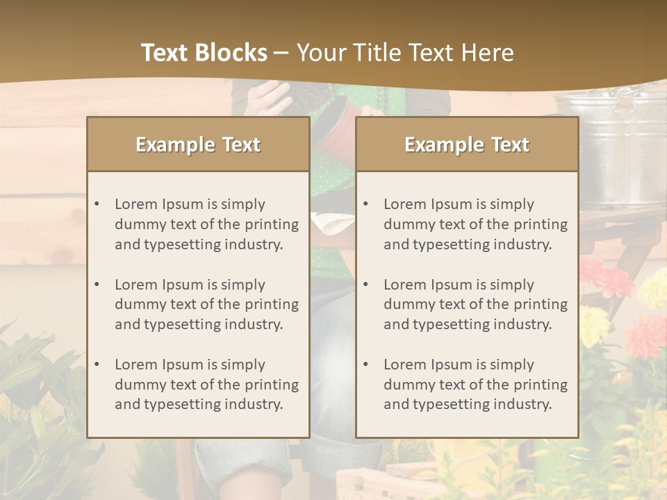 Flower Fresh Summer PowerPoint Template