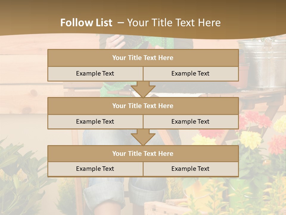 Flower Fresh Summer PowerPoint Template