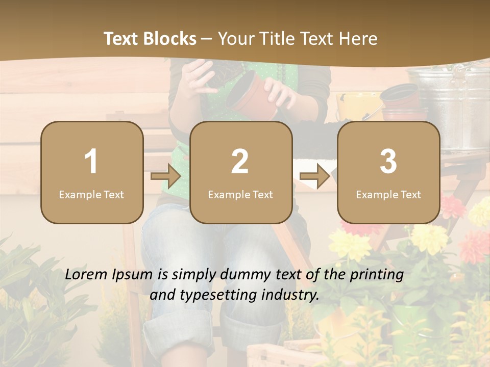 Flower Fresh Summer PowerPoint Template