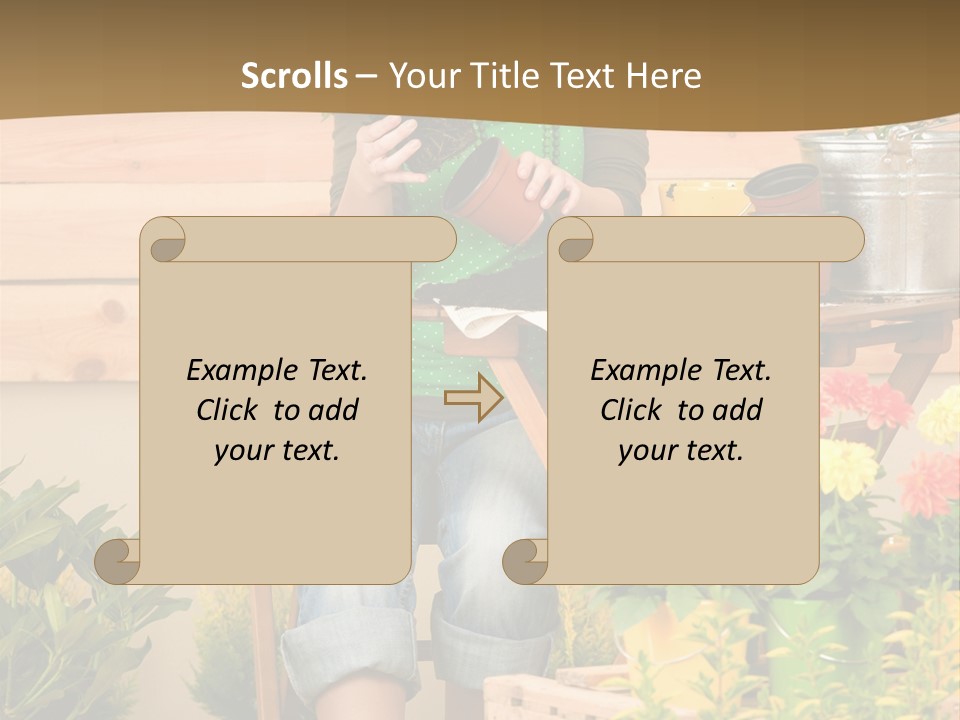 Flower Fresh Summer PowerPoint Template