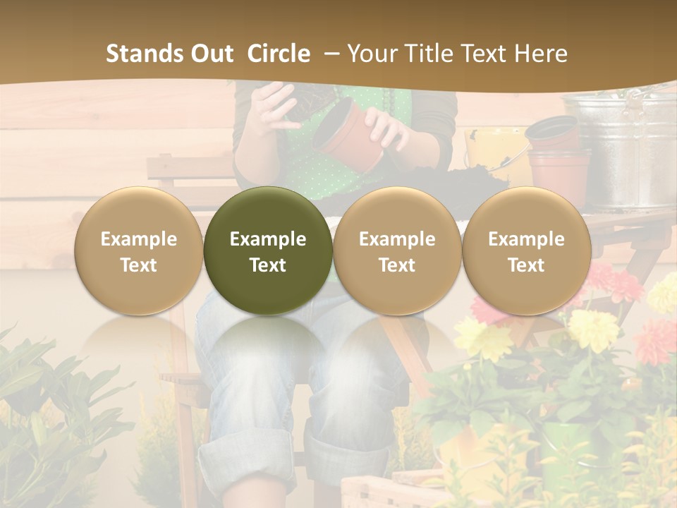 Flower Fresh Summer PowerPoint Template