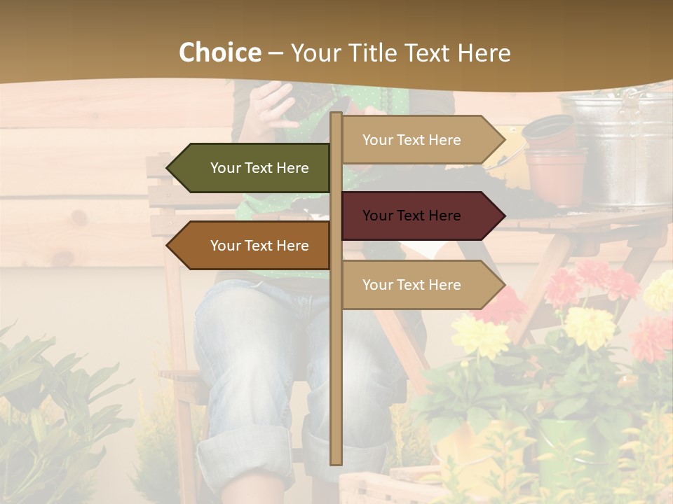 Flower Fresh Summer PowerPoint Template