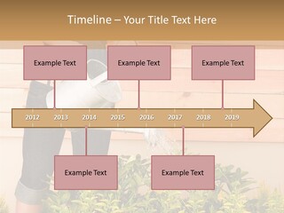 Blond Green Alone PowerPoint Template