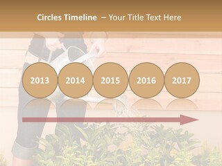 Blond Green Alone PowerPoint Template