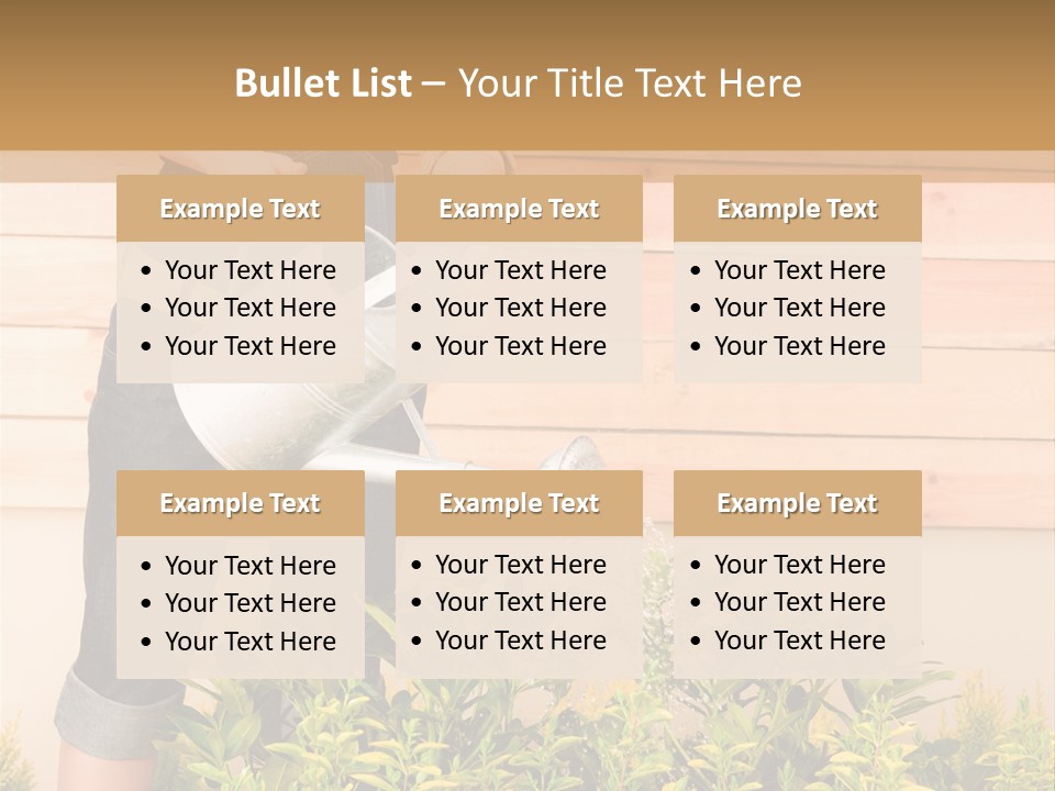 Blond Green Alone PowerPoint Template