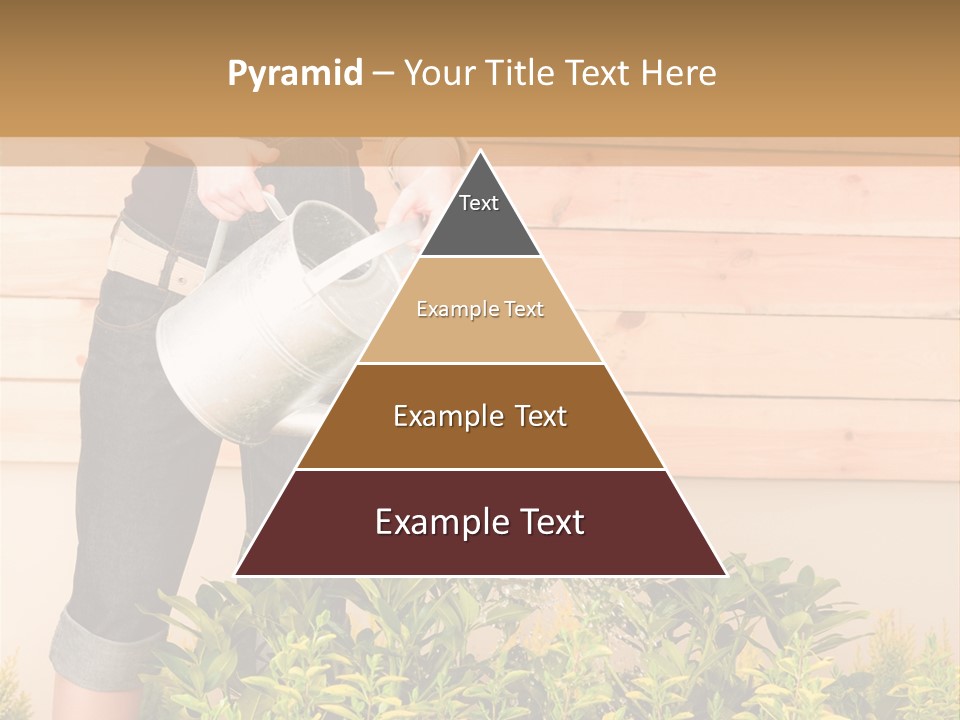 Blond Green Alone PowerPoint Template