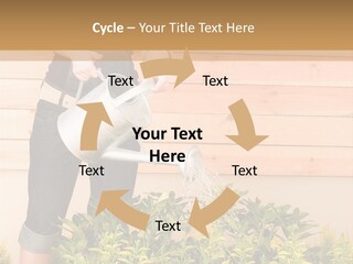 Blond Green Alone PowerPoint Template