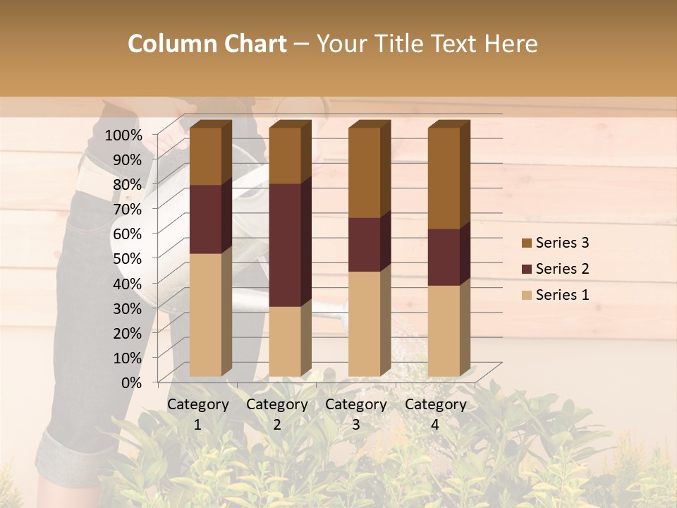 Blond Green Alone PowerPoint Template