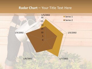 Blond Green Alone PowerPoint Template